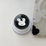 [Bead]Black Bigmochi Rabbit Magsafe Phone Case Tok Set