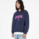RLCN1006 バーシティアーチロゴスウェット/RLCN1006 Varsity Arch Logo Sweat Shirt - Navy