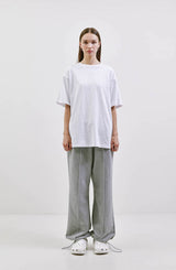 セミブーツカット ワイド ピンタック スウェットパンツ /  CHARMS SEMI BOOTCUT WIDE PINTUCK SWEAT PANT MG