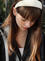 Ivory Velvet Headband (6611534086262)