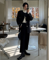 ソールドウィンターツイードジャケット/Sold winter tweed jacket (2 color)