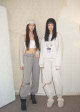 ハクオリエンタルスウェットパンツ / haku oriental sweat pants [warm gray]