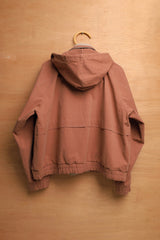 スクエアユーティリティジャンパー / SQUARE UTILITY JUMPER-BROWN