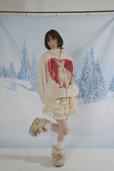 ラビットハートファージャケット Ver.2 / Rabbit Heart Fur Jacket IVORY Ver.2