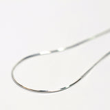 シルバーシンスネークチェーンアンクレット(スペアチェーン)/silver thin snake chain anklet (silver / spare chain)