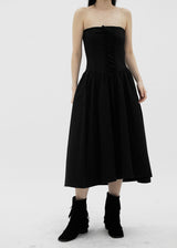 コルセットトップワンピース/Corset Top One Piece (2color)