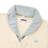 SMALL CHERRY ECO FUR CROP CADIGAN [CREAM]