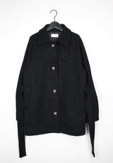 ウールテリーハーフコート/Wool terry half coat (3color)
