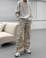 ブラッシュウールラグランニット/CR Brush Wool Raglan Knit (4 colors)