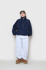 ペイズリーパイピングジップアップ / Paisley Piping Zip-Up