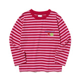 [KIDS] KIRSH X MISAKI KAWAI キッズアートワークストライプTシャツ
