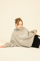 フローラルスウェットシャツ/FLORAL SWEATSHIRT