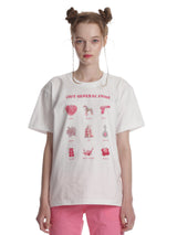 ジェネラルストアTシャツ / 0 1 clut general store t-shirt - WHITE