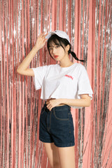 オリジナルクロップTシャツ/TOP(8610) original crop tea