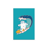 SURFING TIGER POST CARD (6538541826166)
