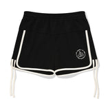 ドゥードゥルチェリードルフィンパンツ / DOODLE CHERRY DOLPHIN PANTS [BLACK]