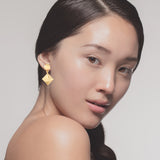 disco gemstone drop earrings (6565948948598)