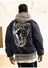 バーチャルワールド60Zバーシティージャケット/VIRTUAL WORLD 6OZ VARSITY JACKET