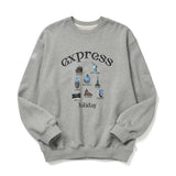 グローバルシチズンスウェットシャツ / Express Holiday Global Citizen Sweatshirt_Melange