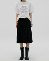 ナンバーショートスリーブTシャツ/Number short sleeve T-shirt (2color)