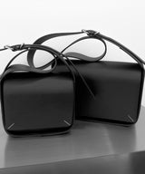 コーナースティッチペーブクロスバッグ / [L size]coner stitch pave cross bag