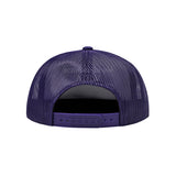 スローガン刺繍トラッカー キャップ/SLOGAN EMBOSSING TRUCKER BALL CAP PURPLE