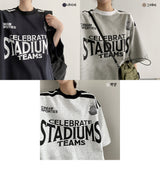 デウムカラーラインボキシー半袖Tシャツ / Deum Color Line Boxy Short Sleeve Tee