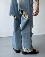 SOオーバーヴィンテージデニムパンツ / SO Over Vintage Denim Pants (Blue)