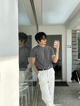 デイパーフェクトマッスルフィットアイスバンドショートスリーブTシャツ / Day Perfect Muscle Fit Ice Bundo Short-Sleeved T-Shirt (9 colors)