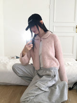 [Brushed lining] doco ポケットシャーリングツーウェイジョガーワイドパンツ