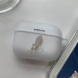Cat drawing Color Siamese AirPods Case_Matt