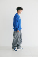 ロゴクルーネック / BSR2223FWPO033 BS LOGO CREWNECK BLUE
