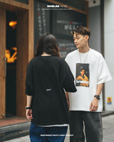 ブレスロゴT / MOBLAB BREATH LOGO TEE BLACK / WHITE 2023SS