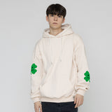 [UNISEX] Multi Clover Smile Drawing Hoodie