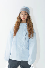 ワイドフーディージャケット/BSR2223FWJK048 WIDE HOODED JACKET SKY