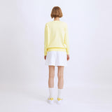 マークカーディガン/RCH mark Cardigan lemon yellow