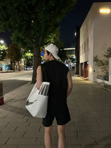 ラーガーアイススリットノースリーブシャツ / Lager Ice Slit Sleeveless Shirt (2 colors)