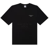 ADLV ベーシック半袖Tシャツ2  BLACK