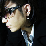 ナイーブクロスD-2シルバーイヤリング / Naive Cross-D2 silver earring (4593052352630)