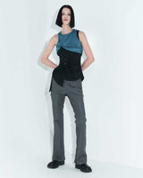 チェーンリンクレイヤードトップ / Chain Link Layered Top _ Teal