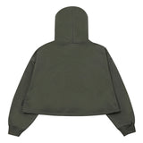 KHAKI EDGE LOGO HOOD ZIP-UP