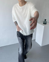90's ソルモヘアショートスリーブTシャツ / 90's Sol Mohair Short-Sleeved T-Shirt (3 colors)