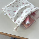 SPRING FLOWER STRING POUCH