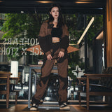 2 TONE PATCHWORK TROUSERS
