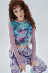 スペースTシャツ / space tee_lavender