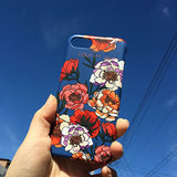 Lisianthus cloudless sky / matt hard case iPhone Galaxy (6587998109814)
