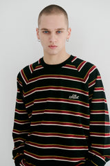 オールドストライプロングスリーブ / BSR2223FWPO029 OLD STRIPE LONG SLEEVE BLACK