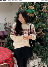 メリークリスマスノルディックニット（3colors）