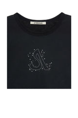 ホットフィックス半袖トップ / HOTFIX HALF SLEEVE TOP (BLACK)