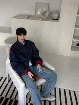 3 TAP Point Piping Raglan Jumper (2color)